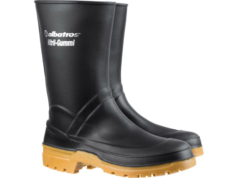 Albatros Guardian Mid Black nitril gumicsizma