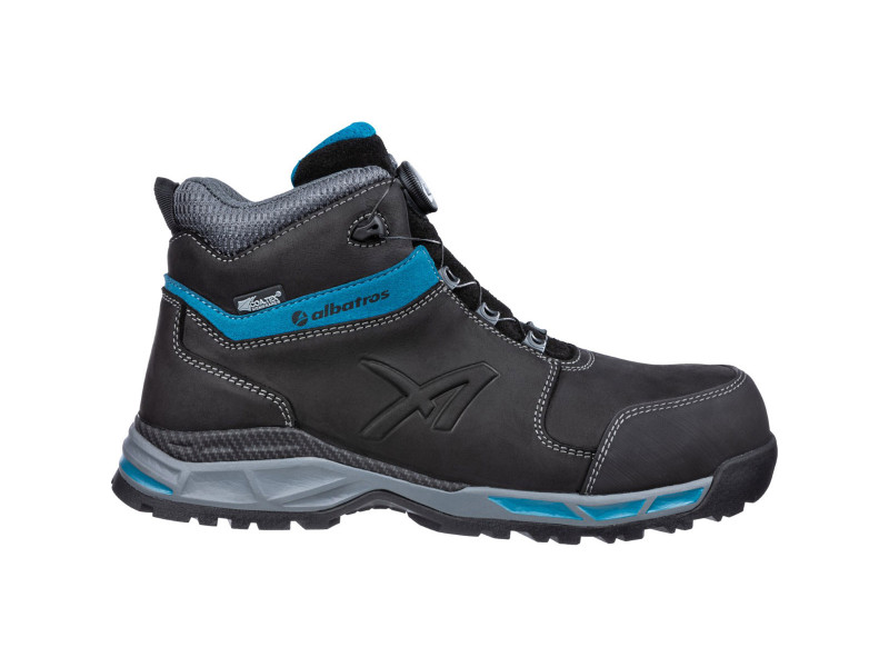 Albatros Tofane Black QL CTX Mid S3 ESD WR HRO SRC munkavédelmi bakancs