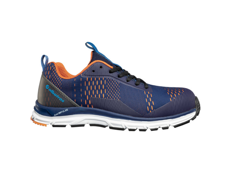 Albatros AER55 Impulse Blue Orange Low S1P ESD HRO SRA munkavédelmi cipő