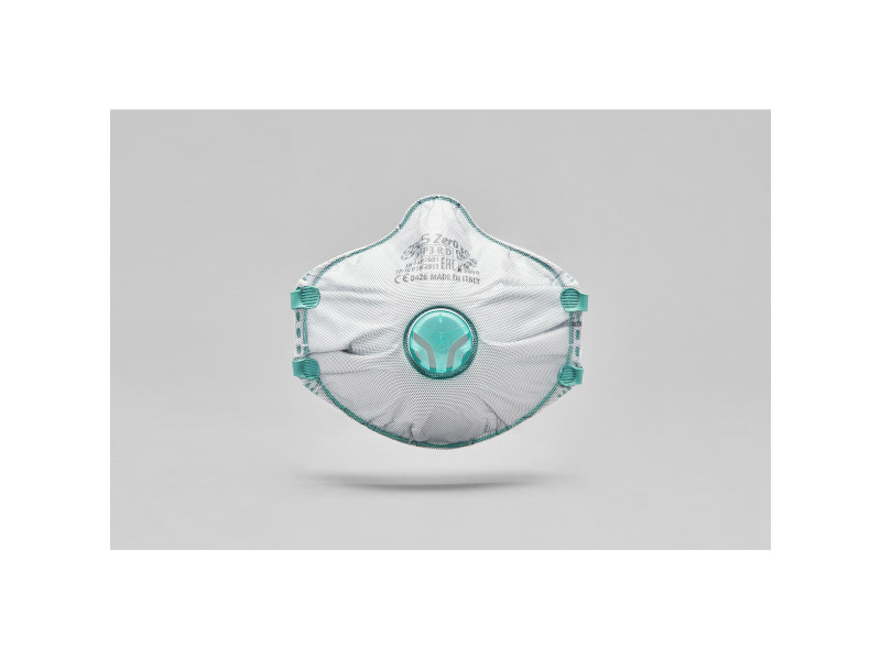 BLS 030 FFP3 szelepes Dolomit légzésvédő maszk hegesztett pánttal (10 db)