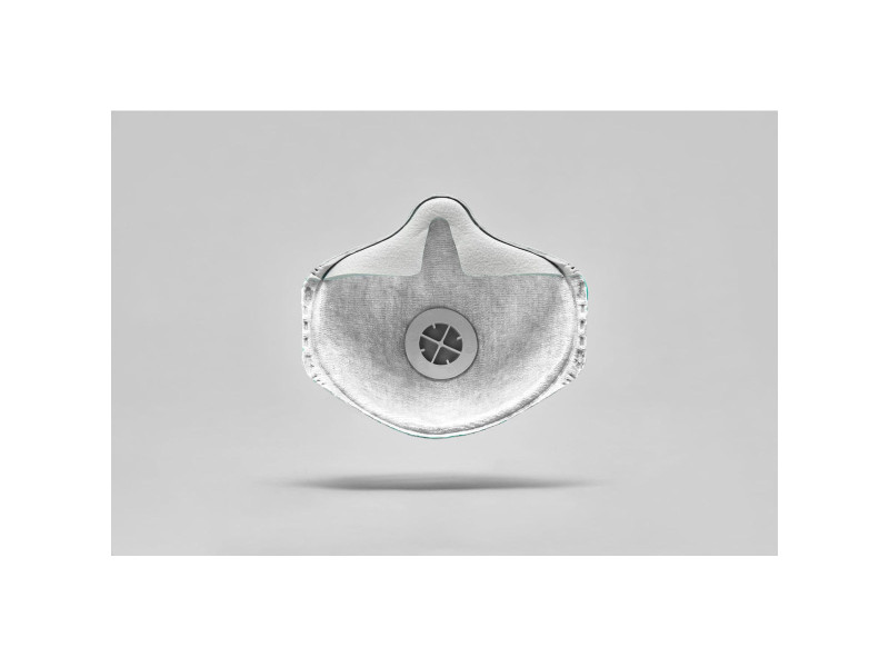 BLS 030 FFP3 szelepes Dolomit légzésvédő maszk hegesztett pánttal külön csomagolva (10 db)