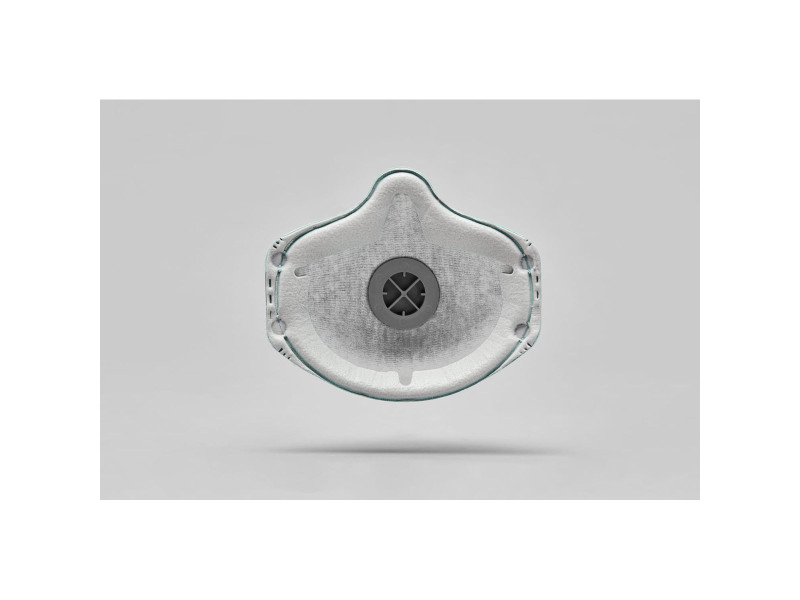 BLS 032 FFP3 szelepes, aktív szenes, égésgátló Dolomit lv. maszk áll. gumival külön csom. (5 db)