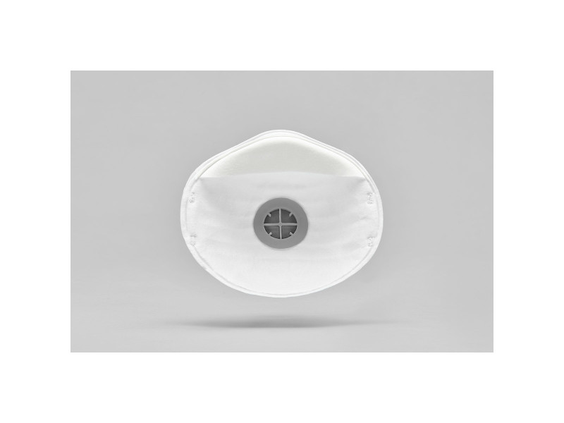 BLS 129BW FFP2 szelepes Dolomit légzésvédő maszk hegesztett pánttal (15 db)