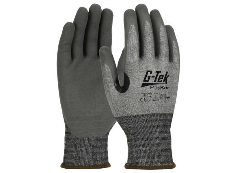 G-TEK PolyKor X7 kötött, NeoFoam® tenyérmártott munkavédelmi kesztyű