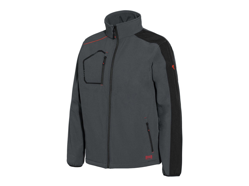 ISSALINE Kind újrahasznosított anyagból készült softshell kabát