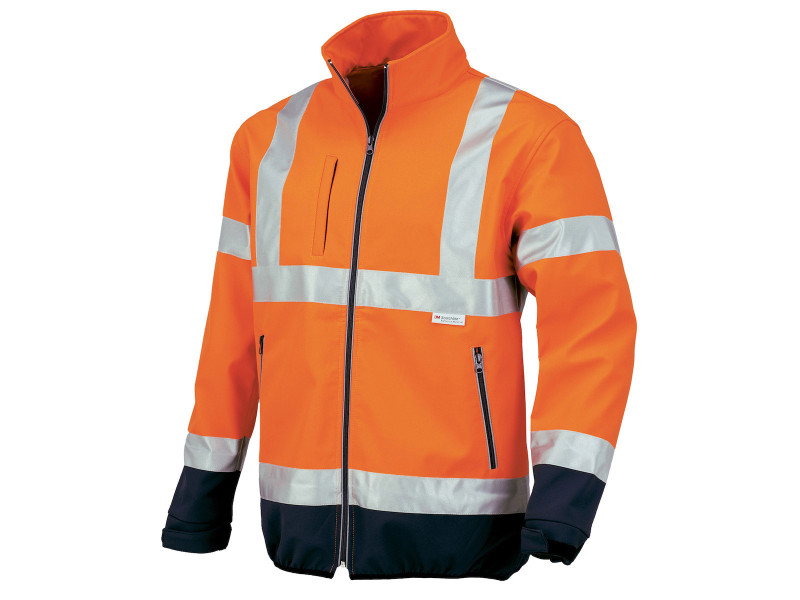 ISSALINE FLASH minősített jól láthatósági softshell kabát