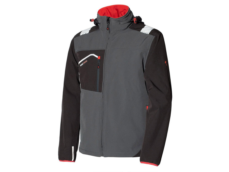 ISSALINE Posh softshell lélegző kabát vízálló cipzárral
