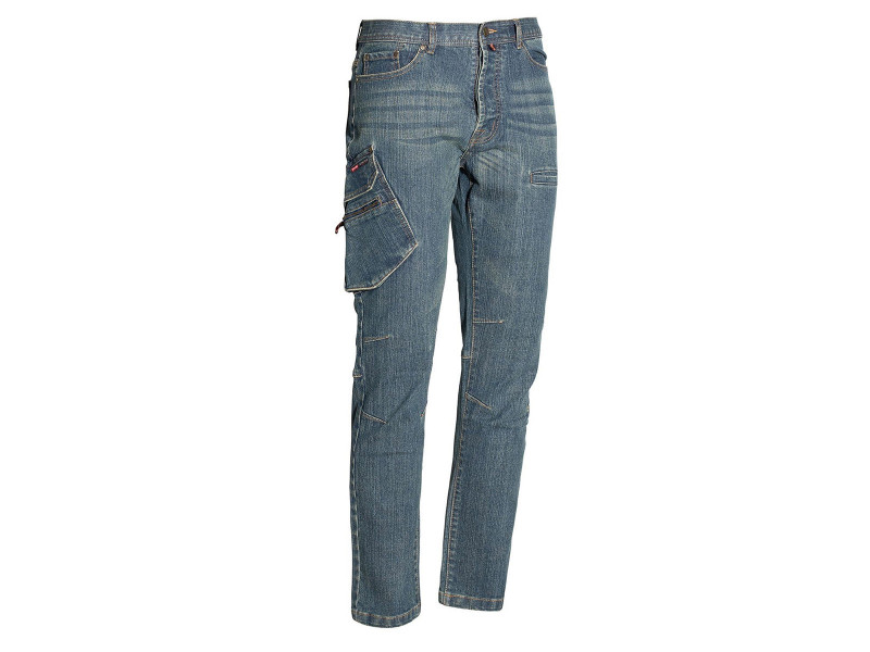 Issaline multi sokzsebes stretch farmernadrág