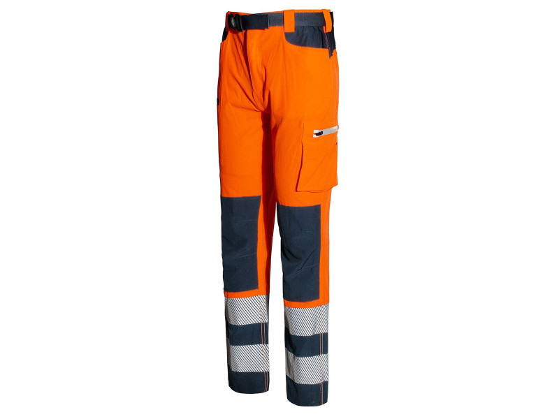 ISSALINE Hivis könnyű softshell 3M SCOTCHGARD® jól láthatósági stretch nadrág