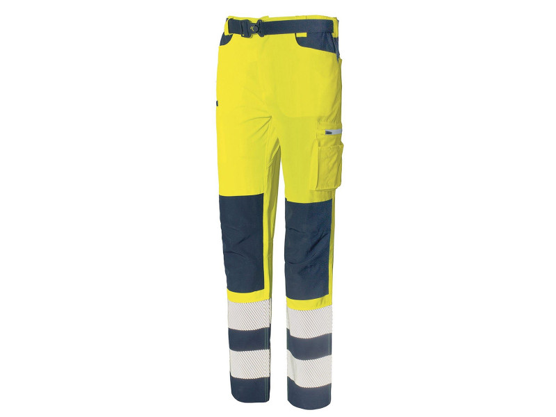 ISSALINE Hivis könnyű softshell 3M SCOTCHGARD® jól láthatósági stretch nadrág