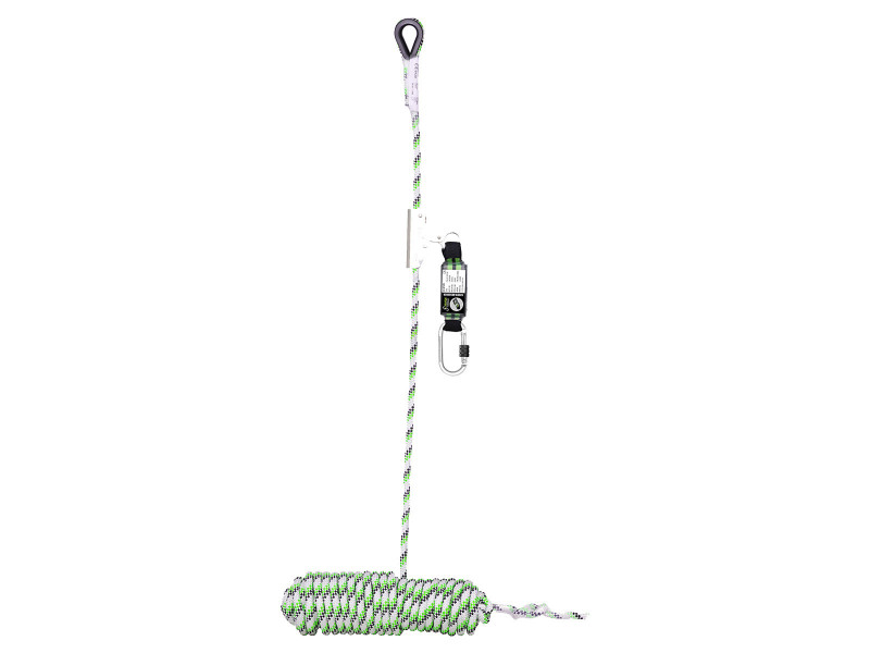Kratos NIRO - 10m hosszú, 12mm átmérőjű, vezetővel ellátott kötél, energiaelnyelővel