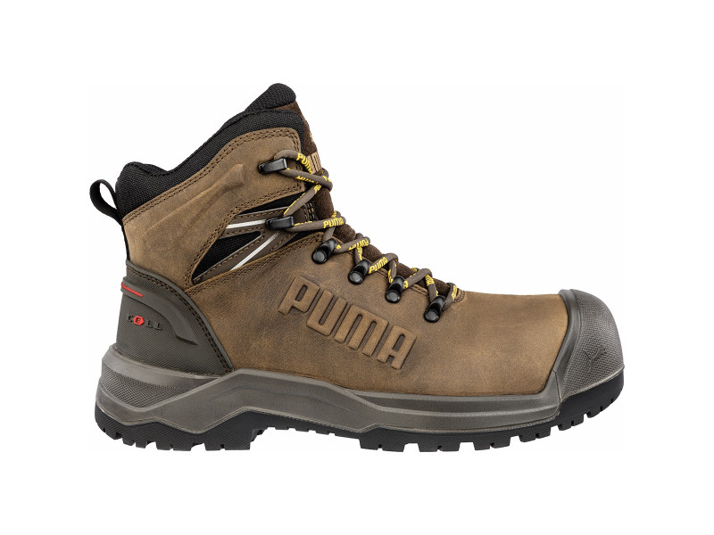 Puma Iron HD Brown Mid S3S FO LG SR munkavédelmi bakancs