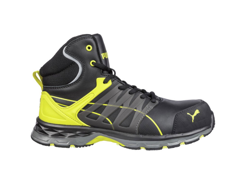 Puma Velocity 2.0 Yellow Mid S3 ESD HRO SRC munkavédelmi bakancs