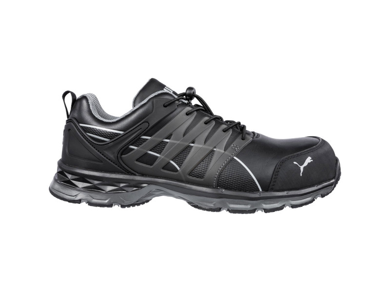 Puma Velocity 2.0 Black Low S3 ESD HRO SRC munkavédelmi cipő