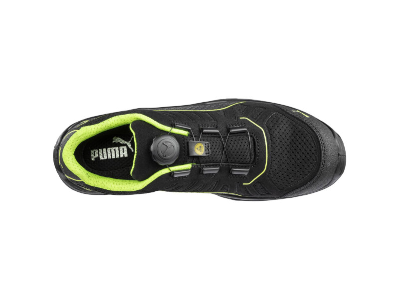 Puma Fuse TC Green Disc Low S1P ESD SRC munkavédelmi cipő