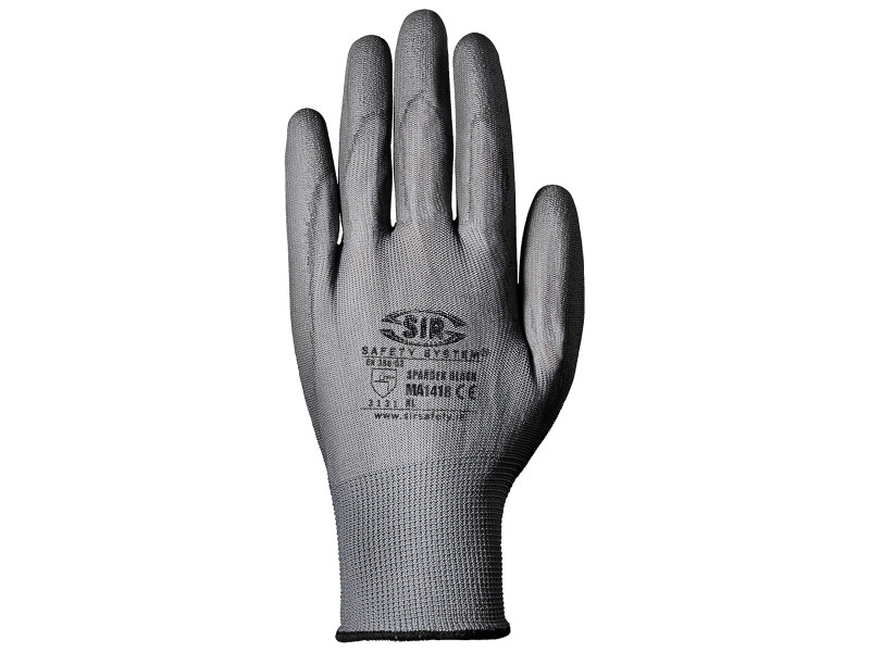 Sir Safety System Spandex Black kesztyű