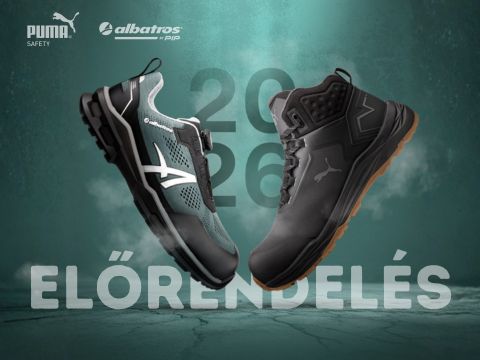Puma Safety és Albatros lábbelik előrendelés 2026
