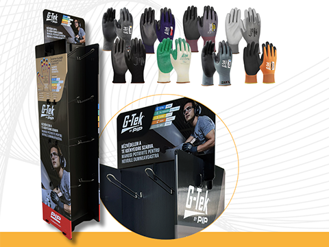 G-tek Munkavédelmi kesztyű állvány ajánlat