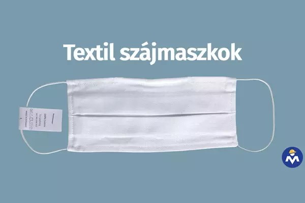 Többször használható textil szájmaszkok